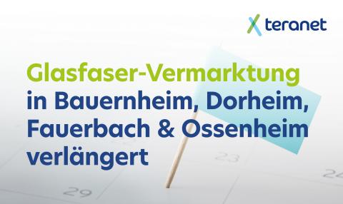 Vermarktung in vier Friedberger Stadtteilen bis zum 30. November verlängert
