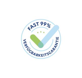 Fast 99% Verfügbarkeitsgarantie.