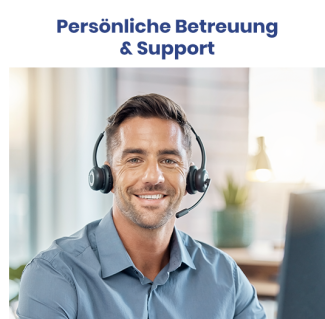 Persönliche Betreuung & Support