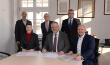 Unterzeichnung des Kooperationsvertrages in Friedberg